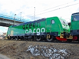 Green Cargo RE 1429 vilar i Hallsberg