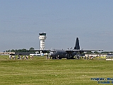 Även norska flygvapnet fanns på plats med deras C-130 Hercules.